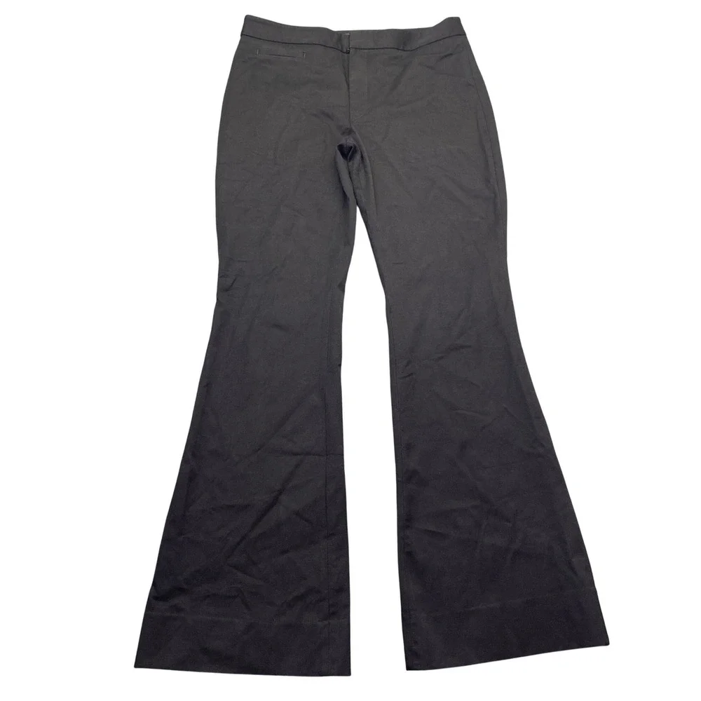 Banana Republic Womens Black Sloan Flare Dress Pants Size 10 S/615296-00
